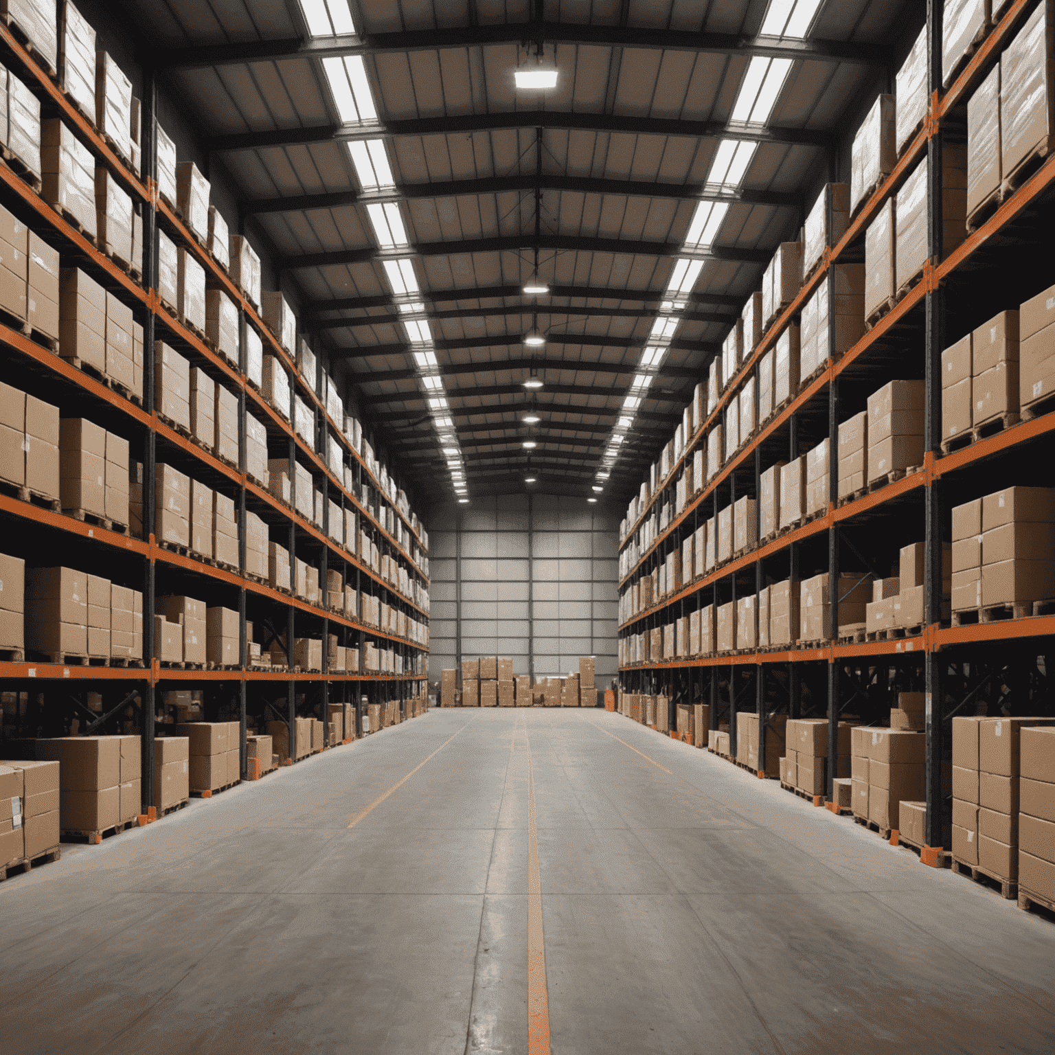 Ein Lagerhaus mit effizienten Versandprozessen und deutschen Logistikpartnern
